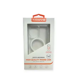 Xssive TPU Hülle für iPhone 15 Serie - Transparent mit MagSafe