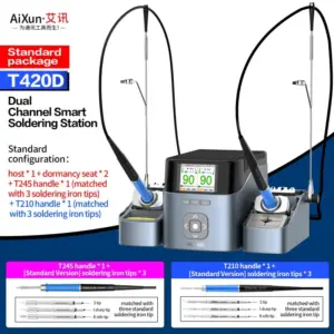 Aixun T420D 200W Dual-Channel-Lötstation mit T245/T210/T115 Griffen für Elektronik Artikel-Nr. 4255839211660 Marke Aixun