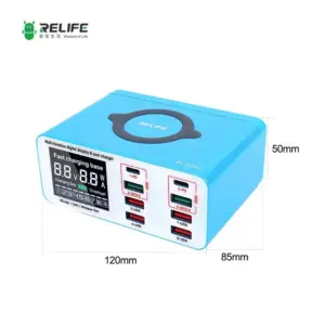 Sunshine RELIFE RL-304S Multifunktionale 8-Port Ladestation Artikel-Nr. 4260665664559 Marke Sunshine Tools & Laminiermaschinen