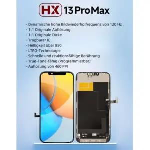 HX Soft OLED Display für iPhone 13 Pro Max Marke HX