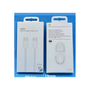 Ladekabel 1m C-C 60W Weiß für iPhone 16